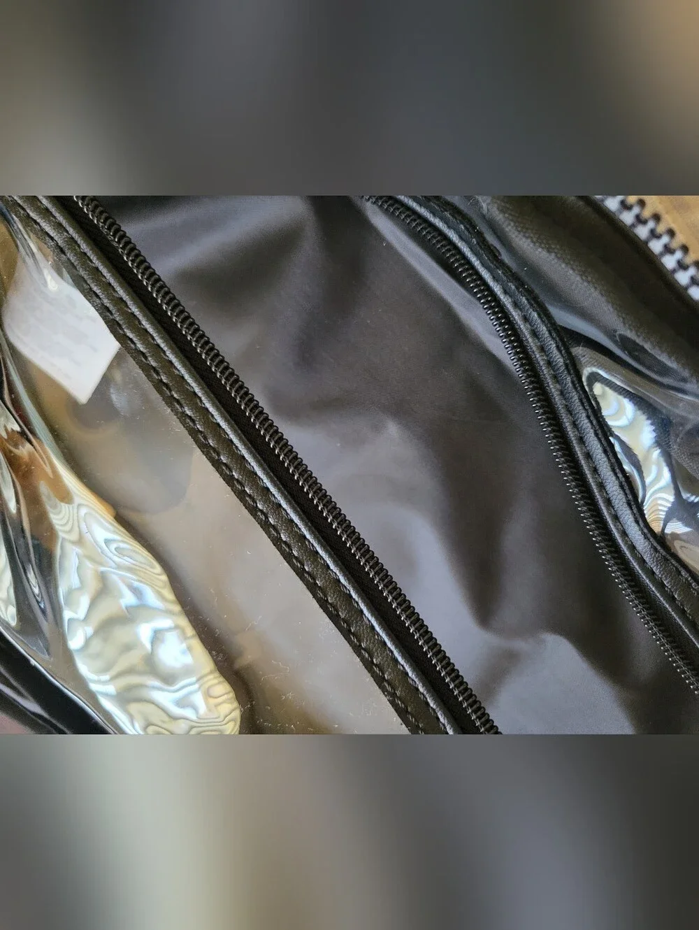 Steven Madden Black Travel Cosmetic Case